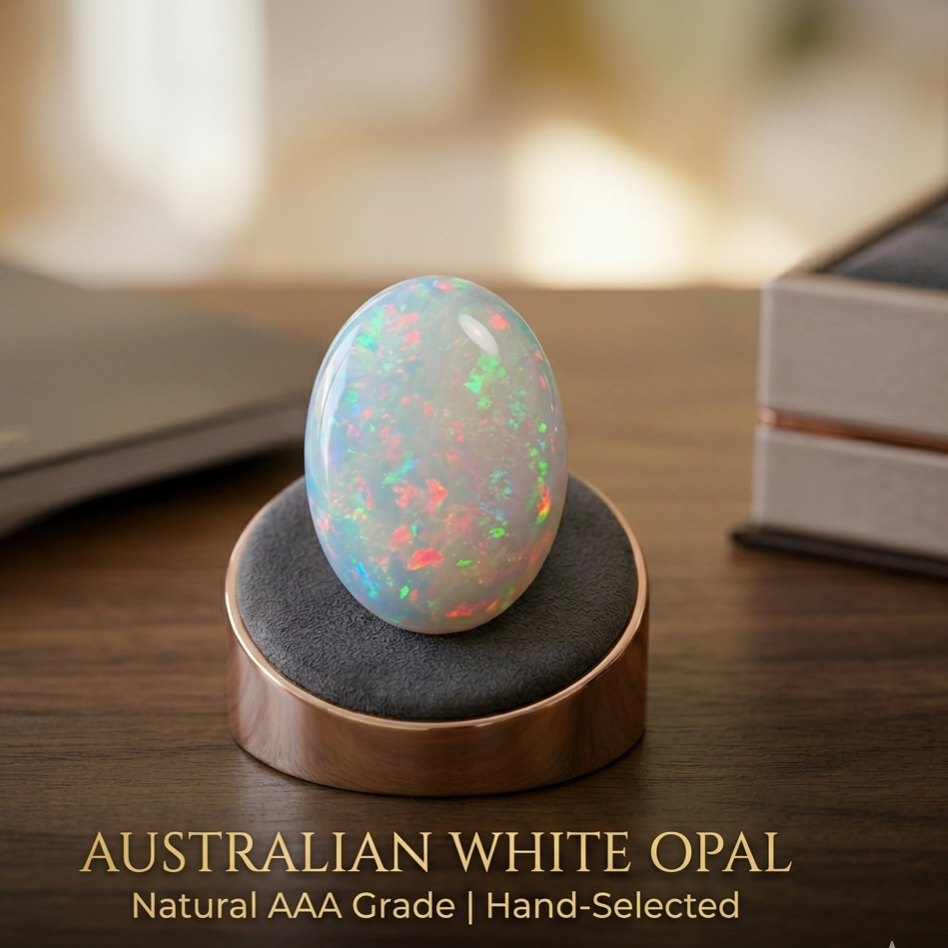 Australian White Opal – Natural Elegant Gemstone